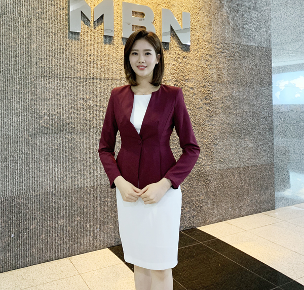 노카라 원버튼 자켓 (Mbn 박진아 아나운서 협찬) - 프리앤(Preann)
